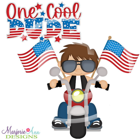 One Cool Dude SVG Cutting Files + Clipart - Click Image to Close